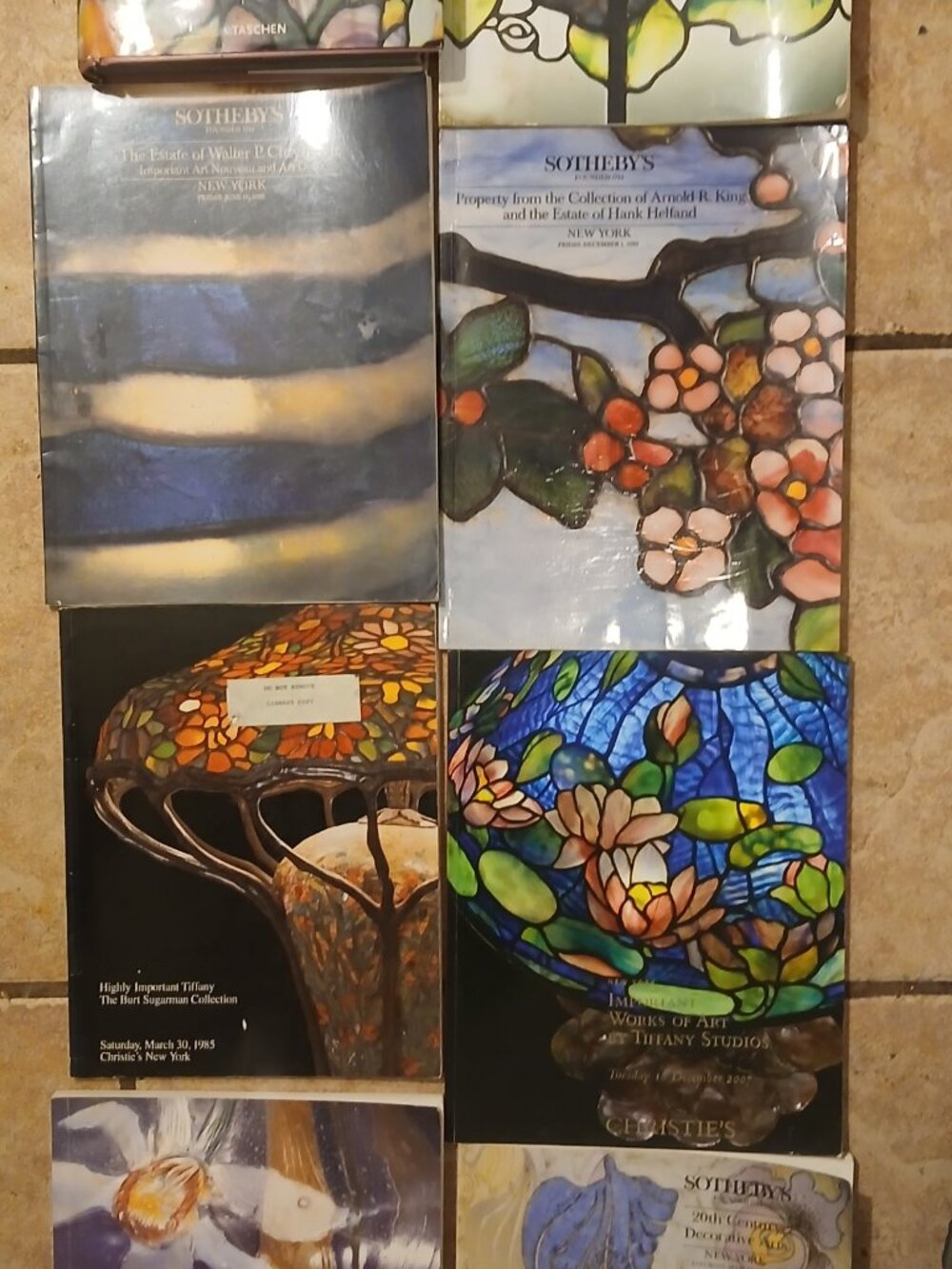 72 Sotheby's & Tiffanys Catalog from 1990's to 2000's - 72 Assorted Catalogs.